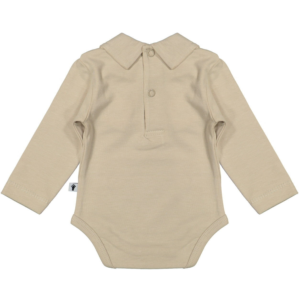 Prachtige basis romper van Klein babykleding in het zandkleur.