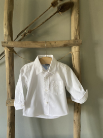 Prachtige katoenen blouse van Dr Kid in het wit.