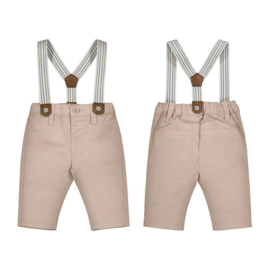 Galgenbroekje van Mayoral in het zandkleur.