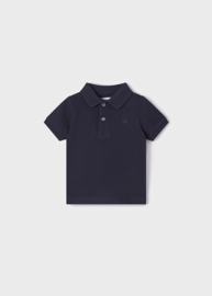 Basis polo van Mayoral met fijne elastan in donkerblauw.