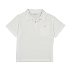 Mooie offwhite kleurige polo van Mayoral.