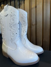 Stoere cowboylaars in het beige.