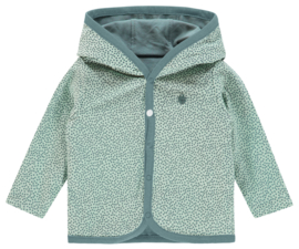Fijn vest jasje van Noppies in de kleuren Mintgroen-oudgroen.