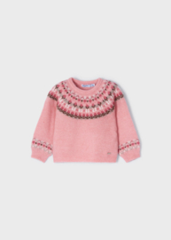 Heerlijke zachte trui van Mayoral in roze tinten.