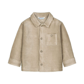 Stoer overshirt van Mayoral in de kleur hazelnoot.