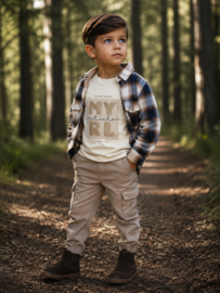 Super stoere geblokte ruit jas/vest van Mayoral .