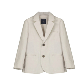 Mooie klassieke blazer in de kleur linnen.