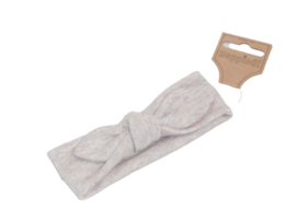Babyhaarband knoop naturel