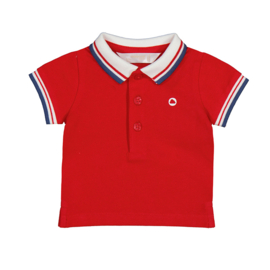 Mooie uitgewerkt polo in het rood van Mayoral.