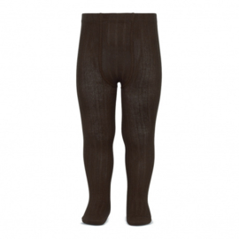 Condor maillot met streepmotief in het chocolade (390)