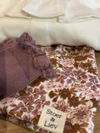 Heerlijk jersey rokje met bloementjes motief .