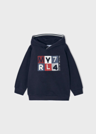 Heerlijke hoodie van Mayoral in de kleur donkerblauw/rood.