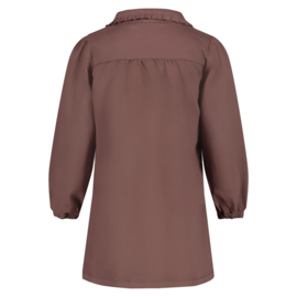 Mooie levv jurk in de kleur aubergine.