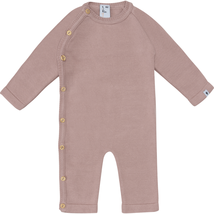 Mooi fijn gebreid boxpakje van het merk Klein babykleding in het oudroze.