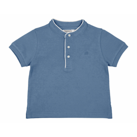 Mooi uitgewerkt shirtje met een mooie hals van Mayoral in het blauw.
