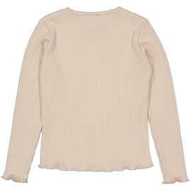 Zandkleurig shirtje van Levv.