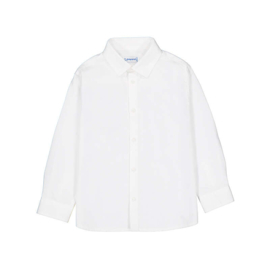 Fijne basis blouse van Mayoral in het wit.