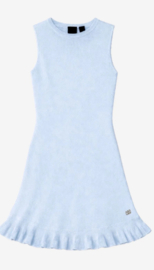 Mooi fijn gebreid vestje van NIK&NIK in het lichtblauw.