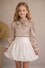 Prachtig offwhite ballonrokje.