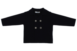 Prachtig vestje in het donkerblauw van Dr Kid.