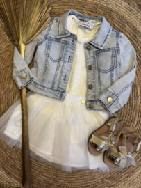 Mooi offwhite tule rokje van Le Chic.