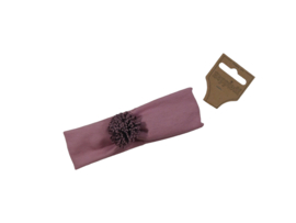 Babyhaarband bloem chrysant oud roze