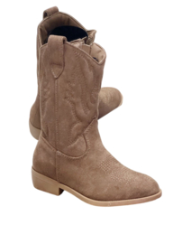 Stoere cowboylaars in het bruin.