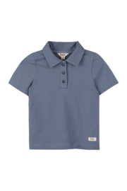 BAJE studio polo in het blue stone.