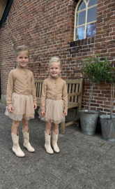 Baje studio jurk Marly in Peach Almond