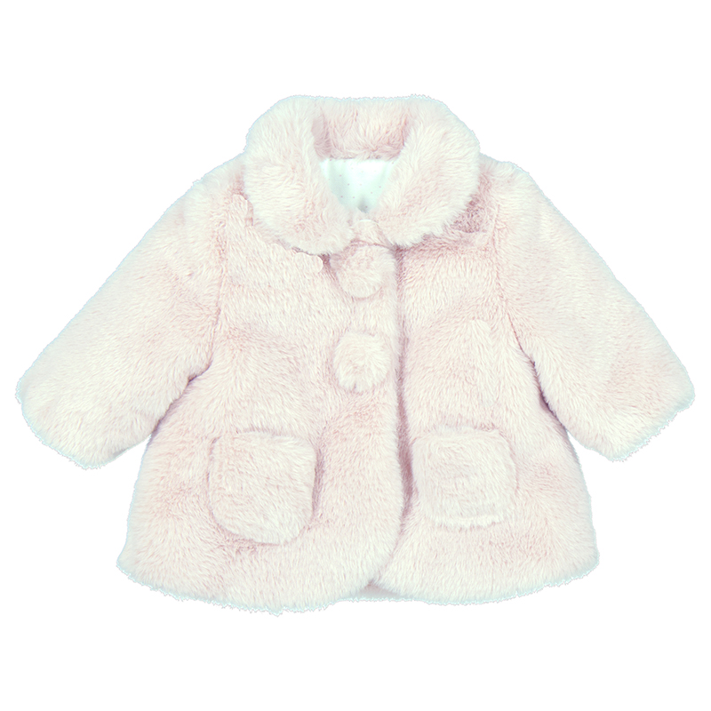 Heerlijk teddy jasje van Mayoral in het offwhite.