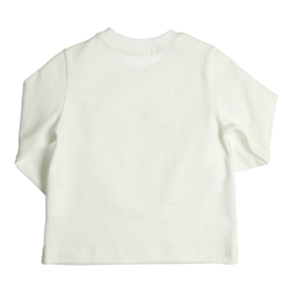 Mooi uitgewerkt shirtje in het offwhite van Gymp met stoere print.