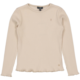 Zandkleurig shirtje van Levv.