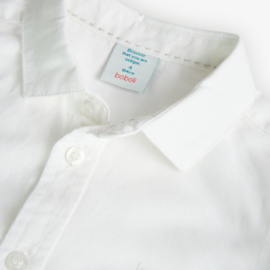 Mooie linnen blouse in het wit van Boboli.