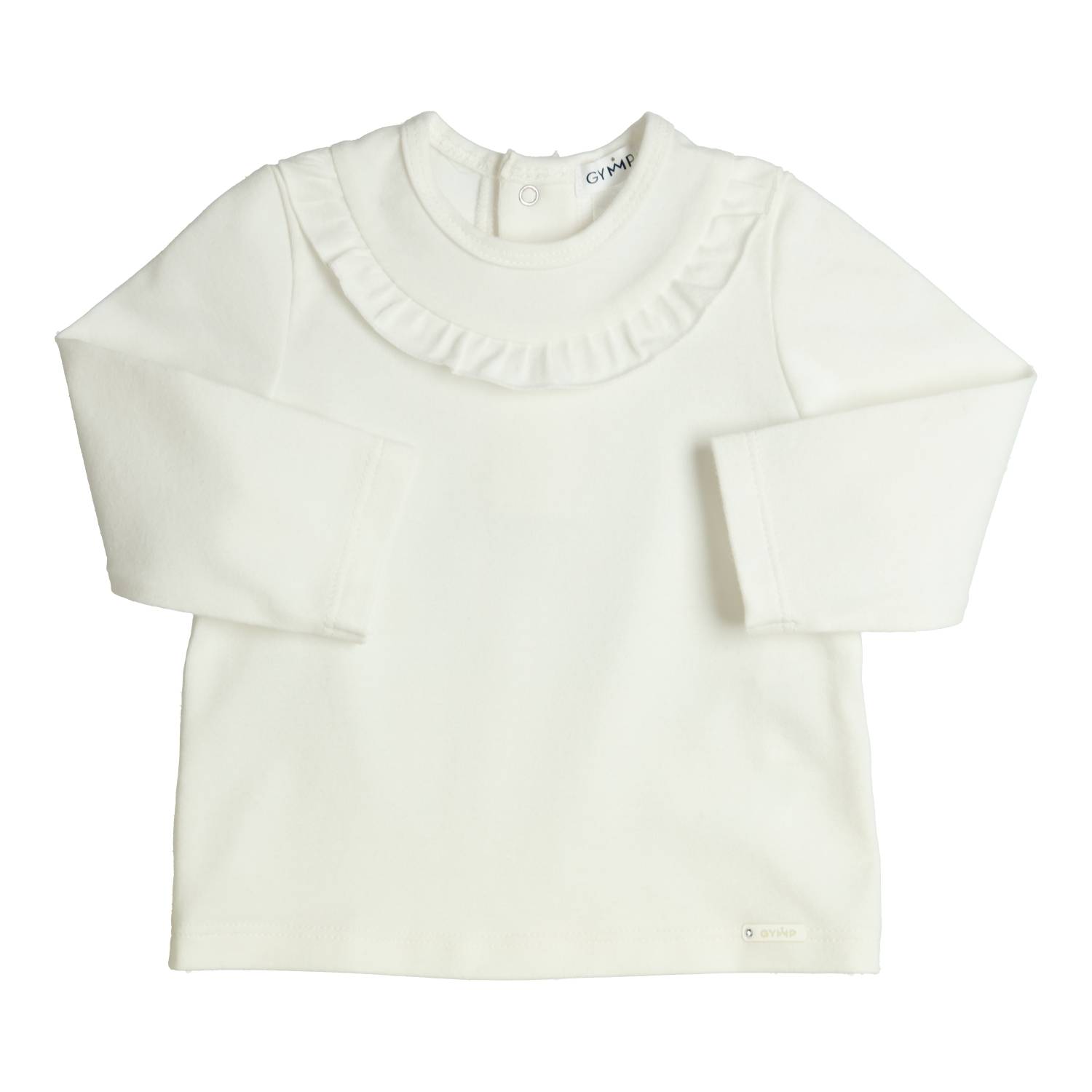 Prachtig shirtje van Gymp in het offwhite.