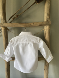 Prachtige katoenen blouse van Dr Kid in het wit.
