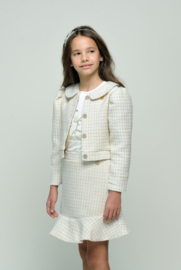 Mooi rokje met goudkleurige details van Le Chic.