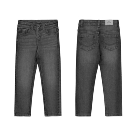 Fijne slim fit mayoral spijkerbroek in het donkergrijs.