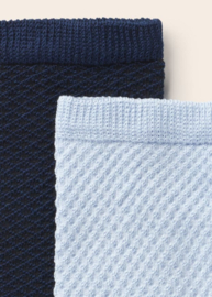 Mayoral kniekousen 2-pack lichtblauw-donkerblauw.