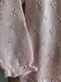 Mac Ilusion fijn gebreid vestje in het Blis roze.