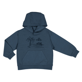 Stoere trui van Mayoral in het donkerblauw.
