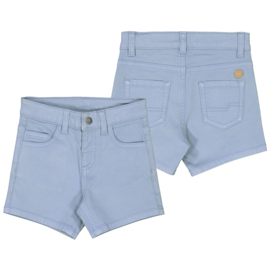 Mayoral Basic 5 pockets twill shorts in het lichtblauw.