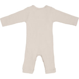 Jumpsuit wafelstof zandkleur van Klein babykleding.