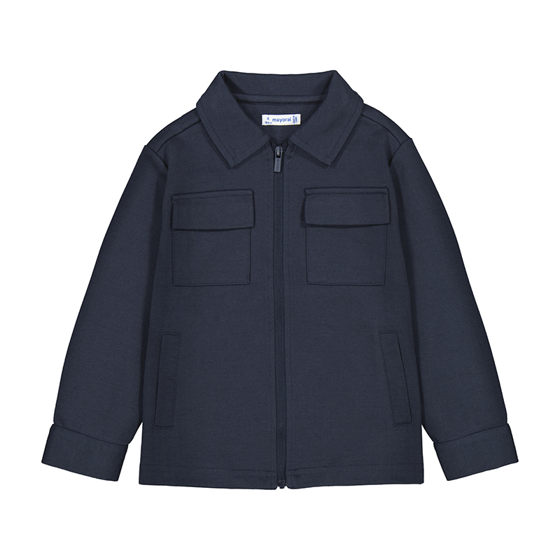 Stoer Mayoral vest in het donkerblauw.