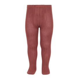 Stoere maillot van Condor met streepmotief in de kleur Marsala.