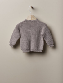 Mooie gebreide trui van wedoble in taupe.
