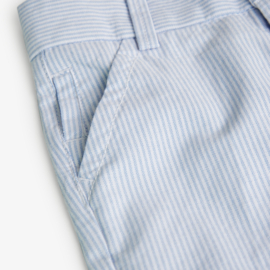 Mooie lichtblauw met wit gestreepte broek van Boboli.