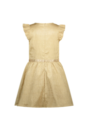 Prachtige goudkleurige le chic jurk.