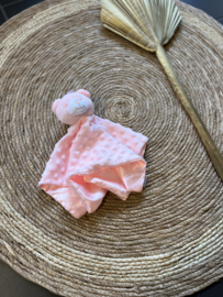 Roze zacht baby knuffeltje