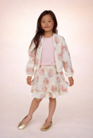 Prachtig uitgewerkt bloementjes rokje van Le Chic.