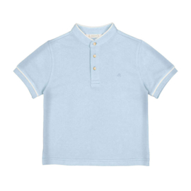 Mayoral polo met een mooie hals in het lichtblauw.